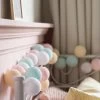 Cotton Ball Lights Regular Lichtslinger Pastel - Pastel 10 Snoer Lengte 158cm