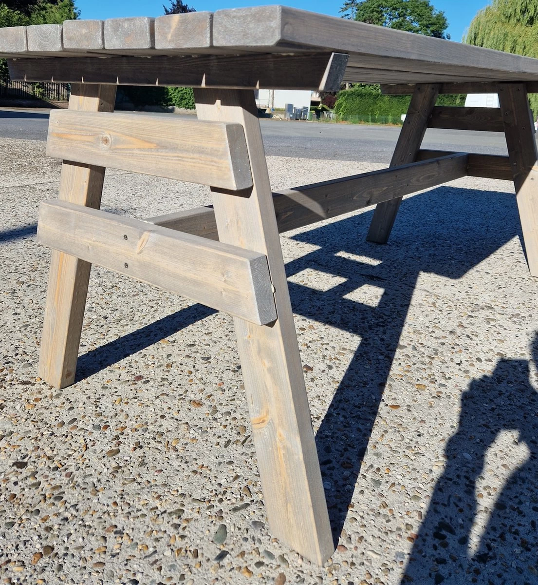 Jee & Bee Tuintafel 6 Persoons (grijs) - Afbeelding 2