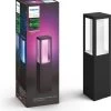 Philips Hue Impress Sokkellamp - Wit En Gekleurd Licht - Zwart - Laag