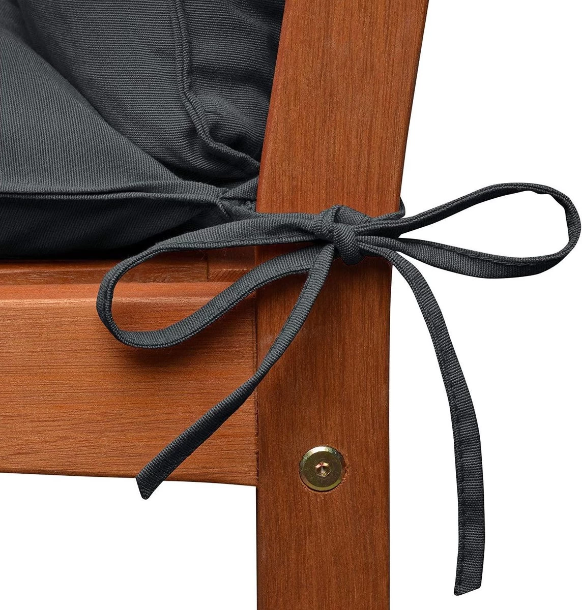 Beautissu Deckchair Kussen 200x50x8 Cm - Ligstoelkussen Antraciet - Matraskussen Voor Hangmatten En Tuin-/terrasstoelen - Flair DC - Afbeelding 6