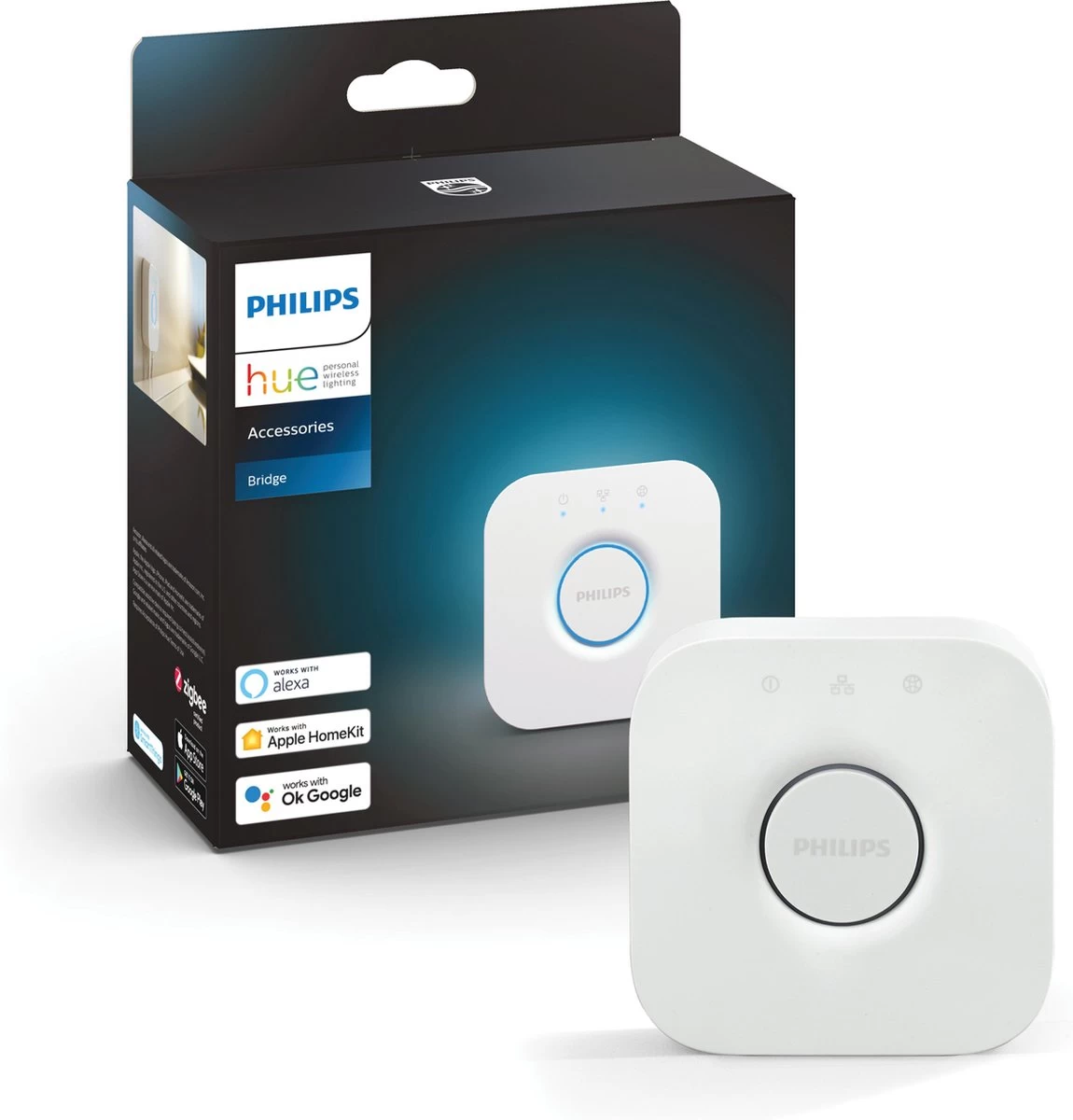 Philips Hue Lily Tuinspot Starterspakket Met Hue Bridge - Prikspot White And Color Ambiance - Prikspots Voor Buiten - Tuinverlichting - 3 Spots - Zwart - Afbeelding 3