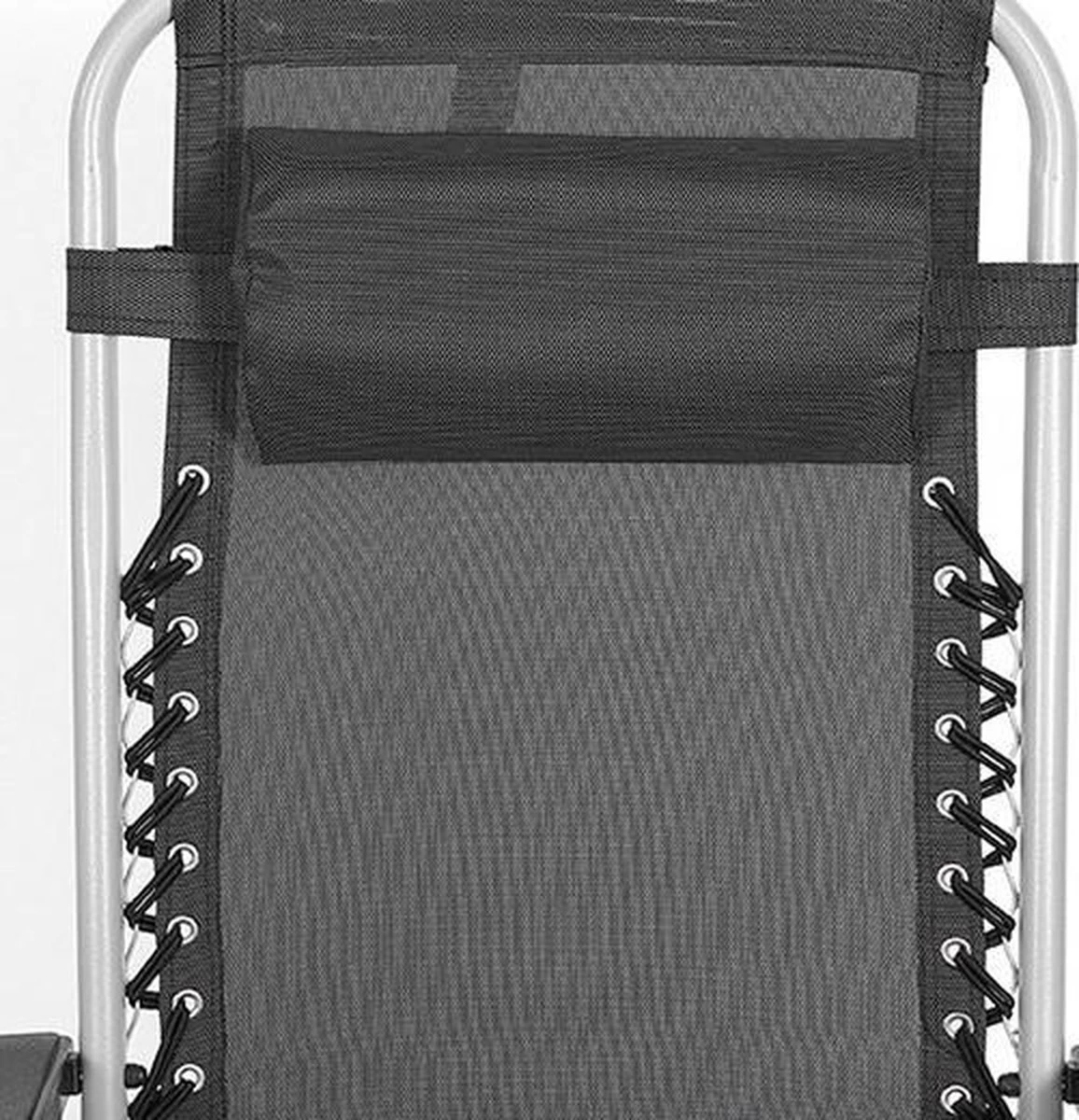 Brulo - Ligstoel Tuin - Ligstoelen - Strandstoel Opvouwbaar - Tuinstoel - Incl Tafel En Hoofdkussen - Afbeelding 2