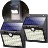 Vivid Green Solar Buitenlamp Met Bewegingssensor - Buitenverlichting Zonne Energie - Tuinverlichting - Wandlamp Buiten - Met Sensor - Led
