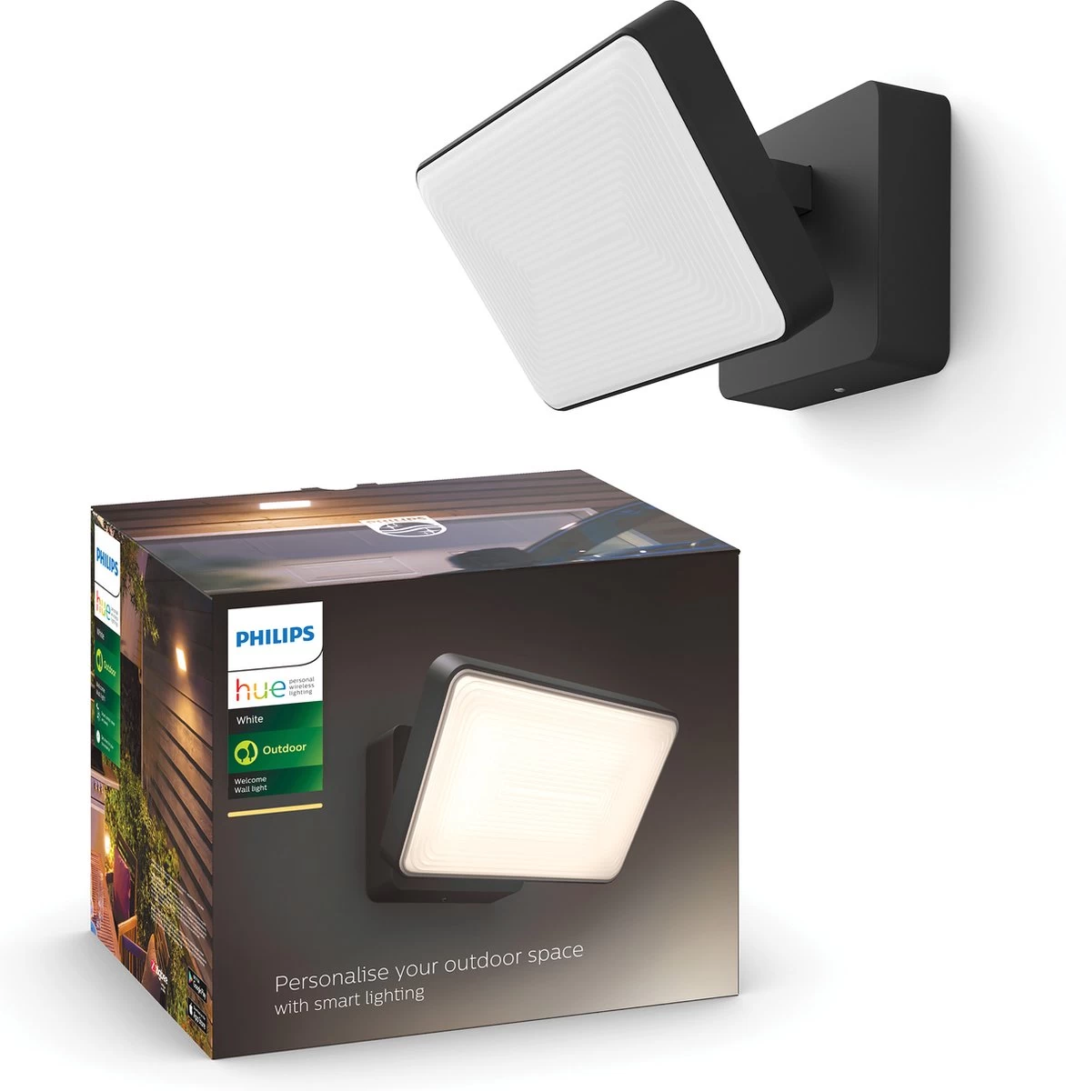 Philips Hue Outdoor Welcome Floodlight Schijnwerper - White - Zwart - 15W - IP44 - Afbeelding 14