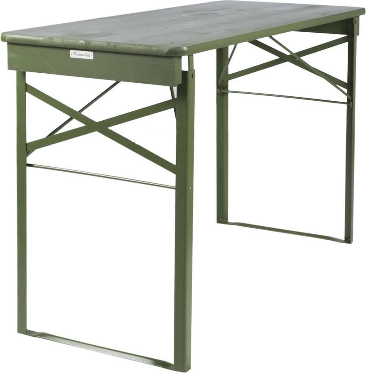 MaximaVida Inklapbare Biertafel Berlijn 120 X 50 Cm Olijfgroen - FSC Hout