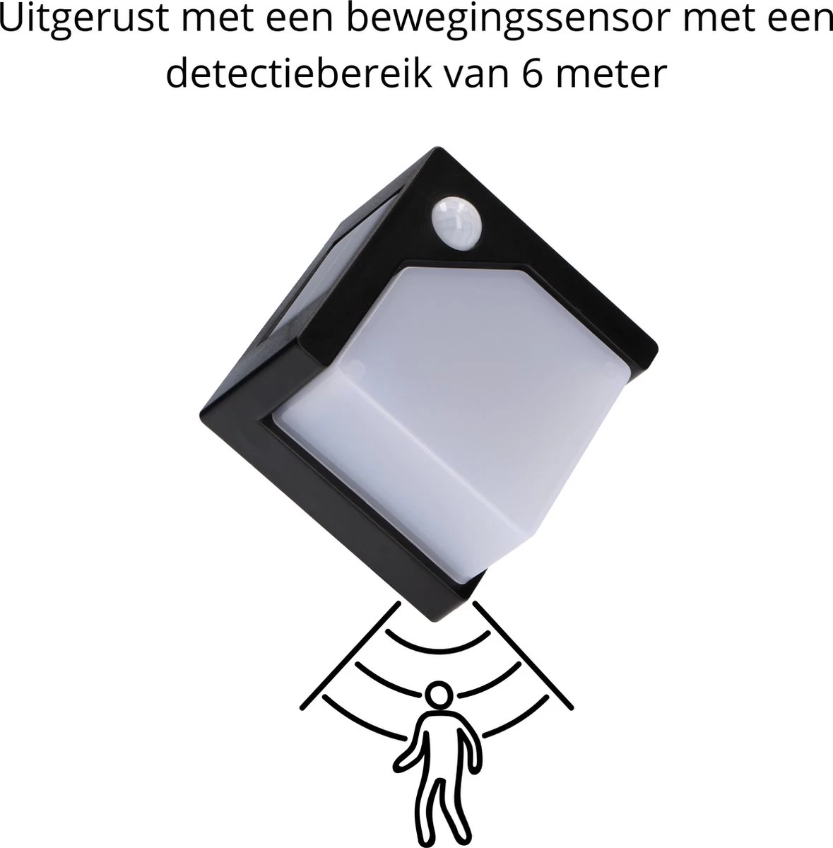 3-Pack Draadloze Solar Buitenlampen Met Bewegingssensor - Trapverlichting Buiten - Schuttingverlichting - Afbeelding 3