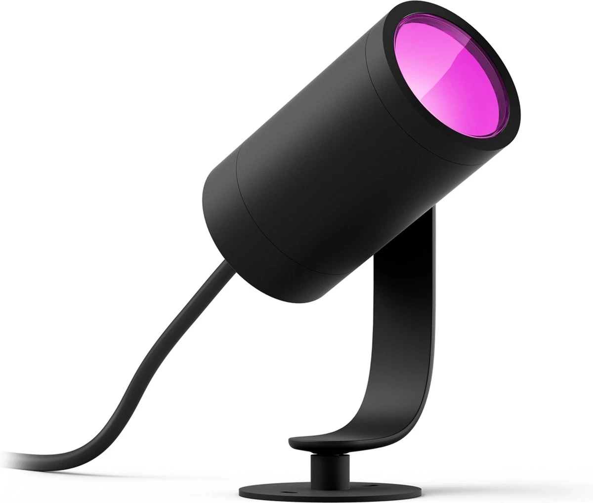 Philips Hue Lily Tuinspot - Wit En Gekleurd Licht - 1-spot - Zwart - Laagspanning - Uitbreiding - Afbeelding 2