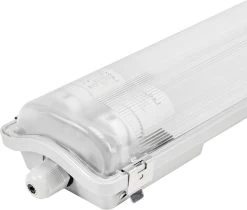 Ledvion LED TL Armatuur 150cm - Dubbel - IP65 - Geschikt Voor Koppelbaar - RVS Clips