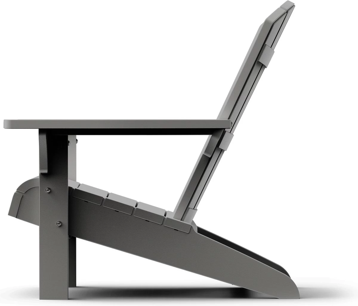 Keter Troy Adirondack Tuinstoel - Set Van 2 - 81x80x96,5cm - Lichtgrijs - Afbeelding 4