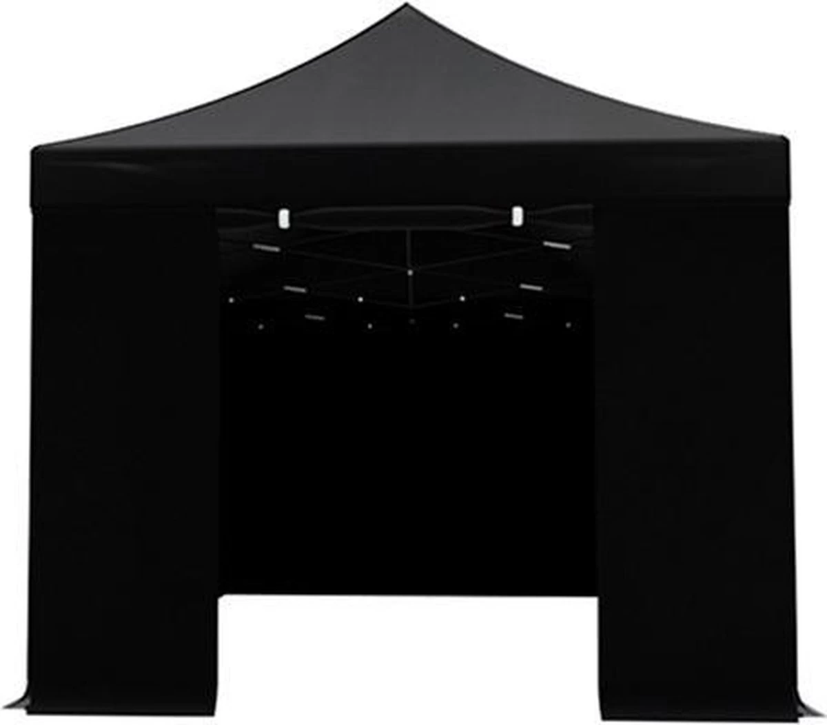 Easy Up 3x6m Zwart Luxe Partytent Opvouwbaar - Afbeelding 3