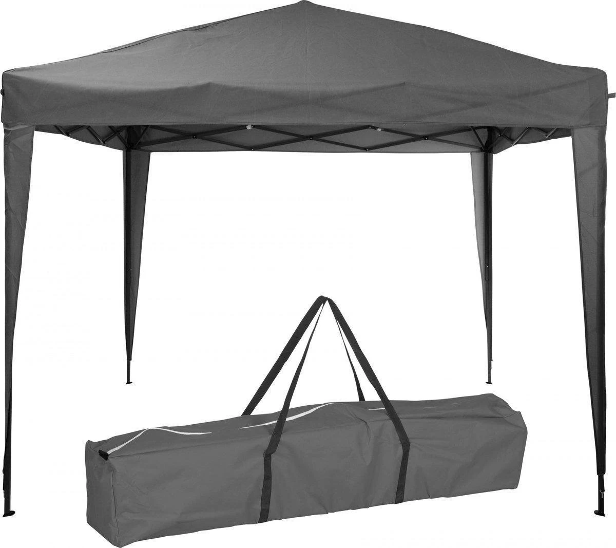 Ambiance Easy-up Partytent - 3x3m - Opvouwbaar - Grijs - Afbeelding 2