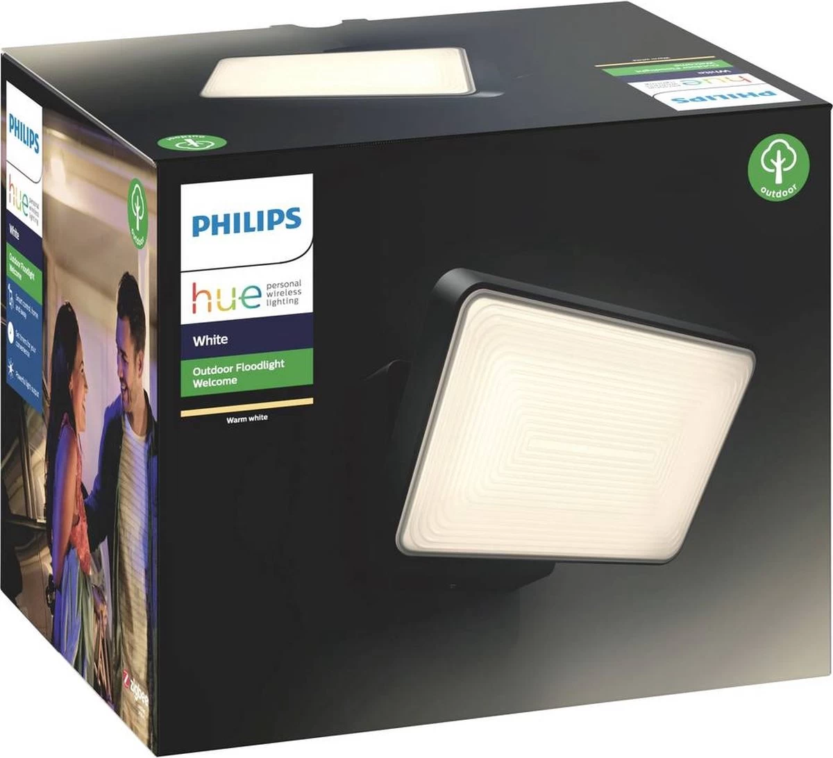 Philips Hue Outdoor Welcome Floodlight Schijnwerper - White - Zwart - 15W - IP44 - Afbeelding 19