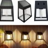 2+2 Gratis - Solar Gloeilamp - Wandlamp - Muur Licht - Voordeur Lamp -