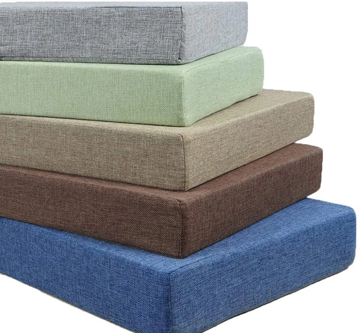 5 Cm Dikker Comfortabel Outdoor Tuin Bank Kussen, 2-4 Zitplaatsen Patio Swing Zitkussen