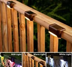 Merkloos Tuinverlichting 8 STUKS - Led Lamp - Tuinverlichting Op Zonneenergie - Tuinverlichting Led Buiten - Tuinverlichting Solar - Waterdichte - Tuinhek Lampjes