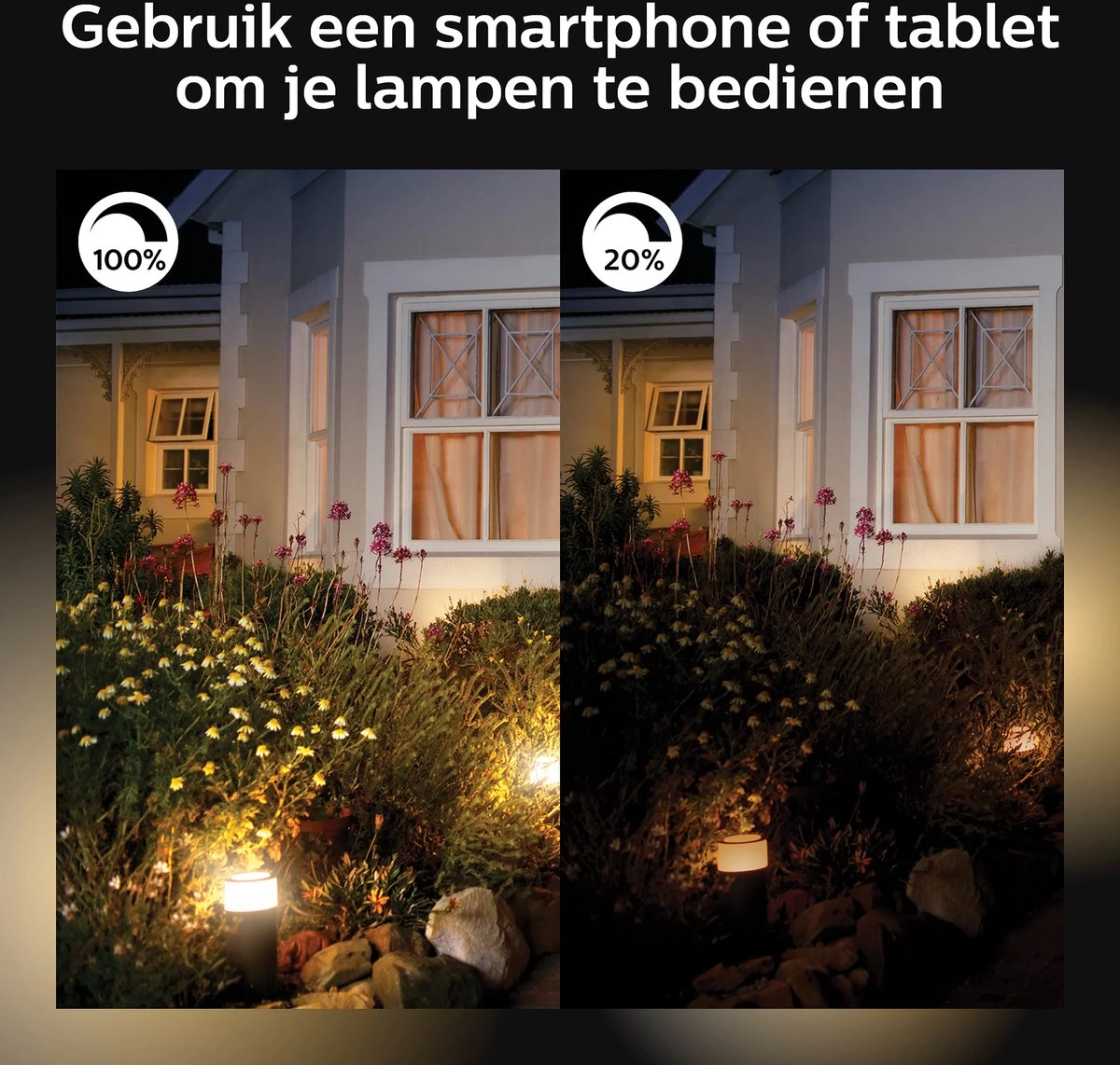 Philips Hue Outdoor Welcome Floodlight Schijnwerper - White - Zwart - 15W - IP44 - Afbeelding 16