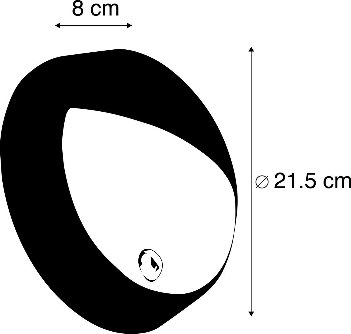 QAZQA Hortus - Moderne LED Buitenlamp Met Bewegingsmelder | Bewegingssensor | Sensor Voor Buiten - 1 Lichts - D 80 Mm - Zwart - Buitenverlichting - Afbeelding 4