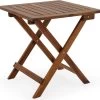 Merkloos EezyLife Houten Bijzettafel - 46x46x46cm - Acacia Hout - Tuintafel
