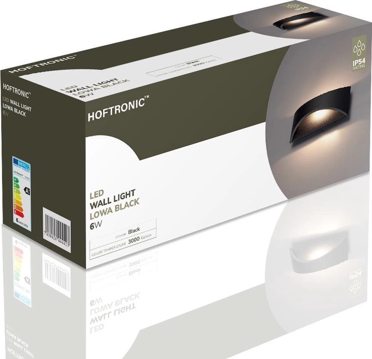 HOFTRONIC Lowa - LED Wandlamp Rechthoek - Up And Down Light (2 Lichts) - 6 Watt 3000K Warm Wit Licht - Modern Design - IP54 Waterdicht - Geschikt Als Binnen En Buiten Wandlamp - 3 Jaar Garantie - Afbeelding 13