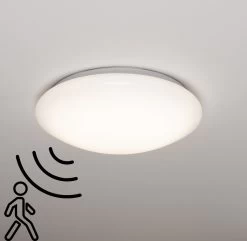 Proventa Plafondlamp Met Bewegingssensor LED - Binnen & Buiten - Koel Wit - 33 Cm