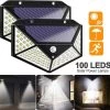 Merkloos Warm Wit Lichtkleur Solar Lamp - 2021 Model - 100 LED Tuinverlichting - Verlichting Op Zonne-energie - IP65 Waterdicht - Buitenverlichting - Buitenlamp Op Solar Verlichting - Bewegingssensor & Nachtsensor - Tuinlamp Op Zonne-energie |