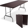 LifeGoods Klaptafel - Inklapbaar - 180 Cm - 6 Tot 8 Personen - Bruin