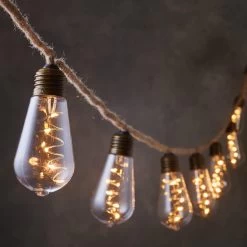 Luca Lighting Party Lichtsnoer Aan Touw - L315 Cm - Warm Wit