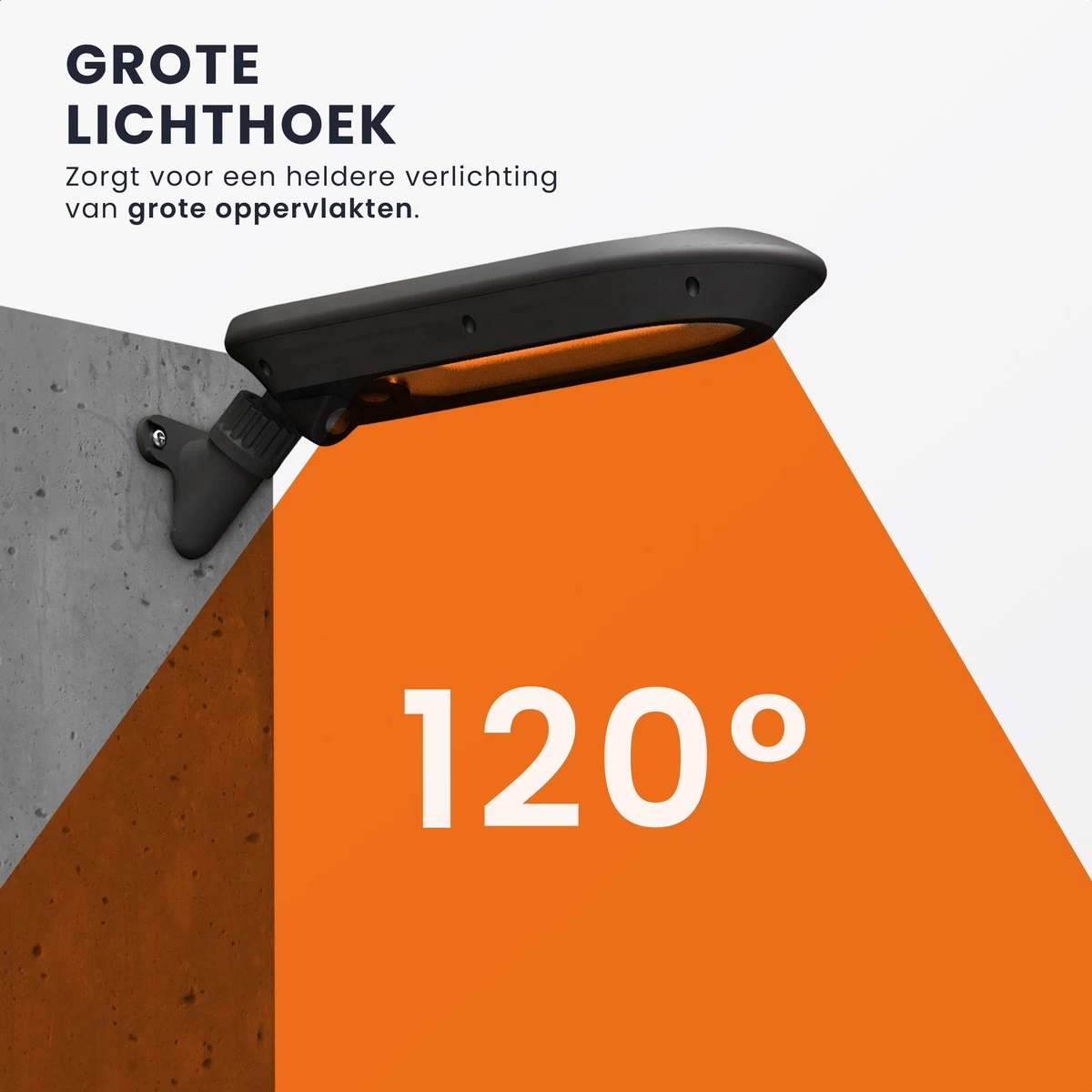 HEKO Solar® Tuinverlichting Walli - 2 Stuks - Solar Tuinverlichting Op Zonneenergie - Buitenlamp Met Bewegingssensor - Solar Wandlamp Buiten - Dag Nacht Sensor - Schijnwerper - 32 LEDs - Warm Wit Licht - Met Schroeven - Afbeelding 4