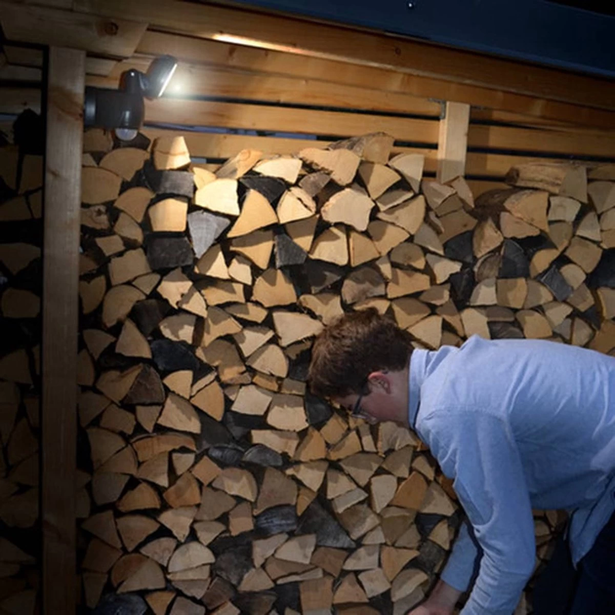 Brennenstuhl LED Batterij Buitenlamp LUFOS / Draadloze LED Buitenlamp Met Sensor En Batterij (Schijnwerper Op Batterijen Met 4 Hoogwaardige Merk-LED's, 210 Lumen, Voor Buitengebruik IP44) - Afbeelding 17