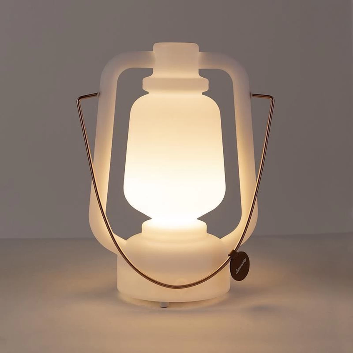 QAZQA Storm - Moderne LED Dimbare Staande Buitenlamp | Staande Lamp Voor Buiten Met Dimmer - 1 Lichts - H 300 Mm - Wit - Buitenverlichting - Afbeelding 12