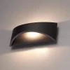 HOFTRONIC Lowa - LED Wandlamp Rechthoek - Up And Down Light (2 Lichts) - 6 Watt 3000K Warm Wit Licht - Modern Design - IP54 Waterdicht - Geschikt Als Binnen En Buiten Wandlamp - 3 Jaar Garantie