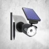 Black Panta Safe Light Solar LED - 8 High-power LED's - Tot 7,5 Meter Bereik - Weerbestendig & Robuust - Uitschakelfunctie - Daglichtsensor - 400 Lumen