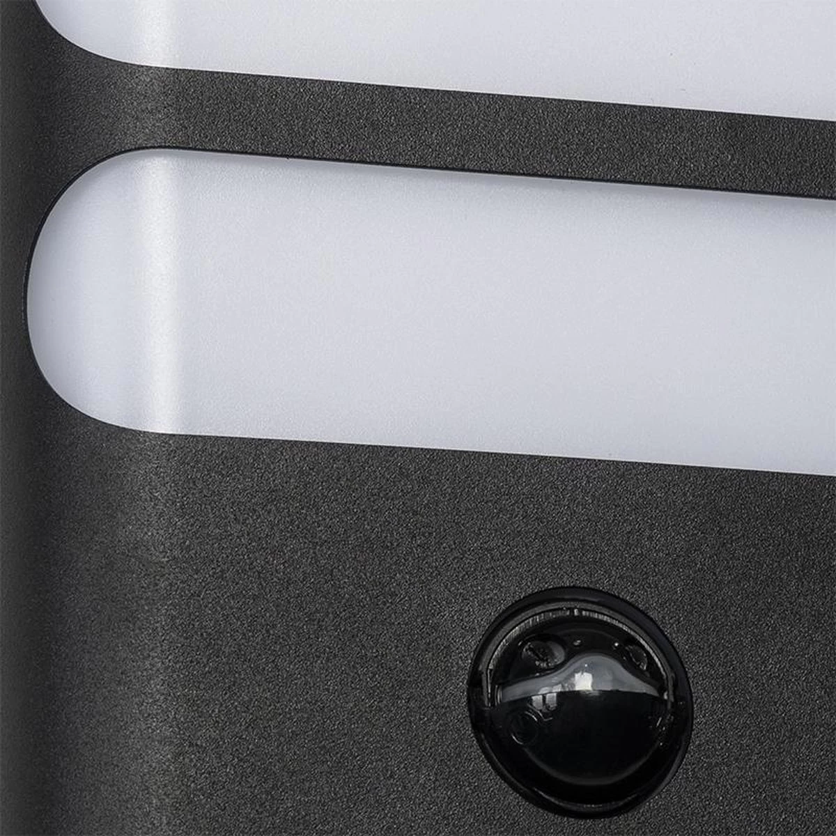 QAZQA Gaev - Moderne LED Wandlamp Met Bewegingsmelder | Bewegingssensor | Sensor Voor Buiten - 1 Lichts - D 5 Cm - Zwart - Buitenverlichting - Afbeelding 6