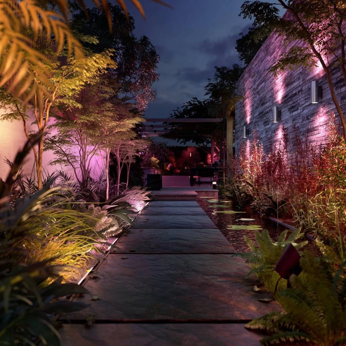 Philips Hue Amarant Verstraler - Wit En Gekleurd Licht - Zwart - Laagspanning - Afbeelding 14