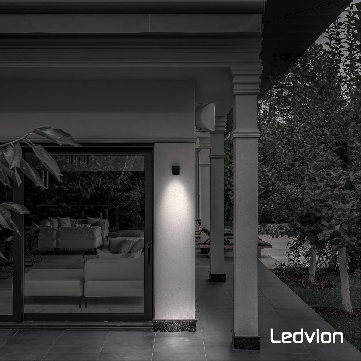 Ledvion Hydra - Wandlamp Buiten - Zwart - GU10 Fitting - IP54 - Afbeelding 5