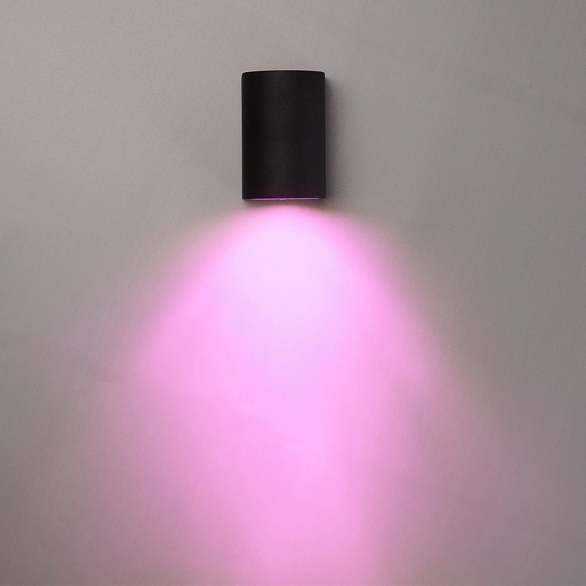 Hoftronic Smart Alvin - Smart LED Wandlamp - WiFi + Bluetooth - Downlight - GU10 5,5 Watt 400lm - RGBWW 16,5 Miljoen Kleuren - Slimme Muurlamp - Geschikt Als Binnen En Buiten Wandlamp - 3 Jaar Garantie - Afbeelding 8