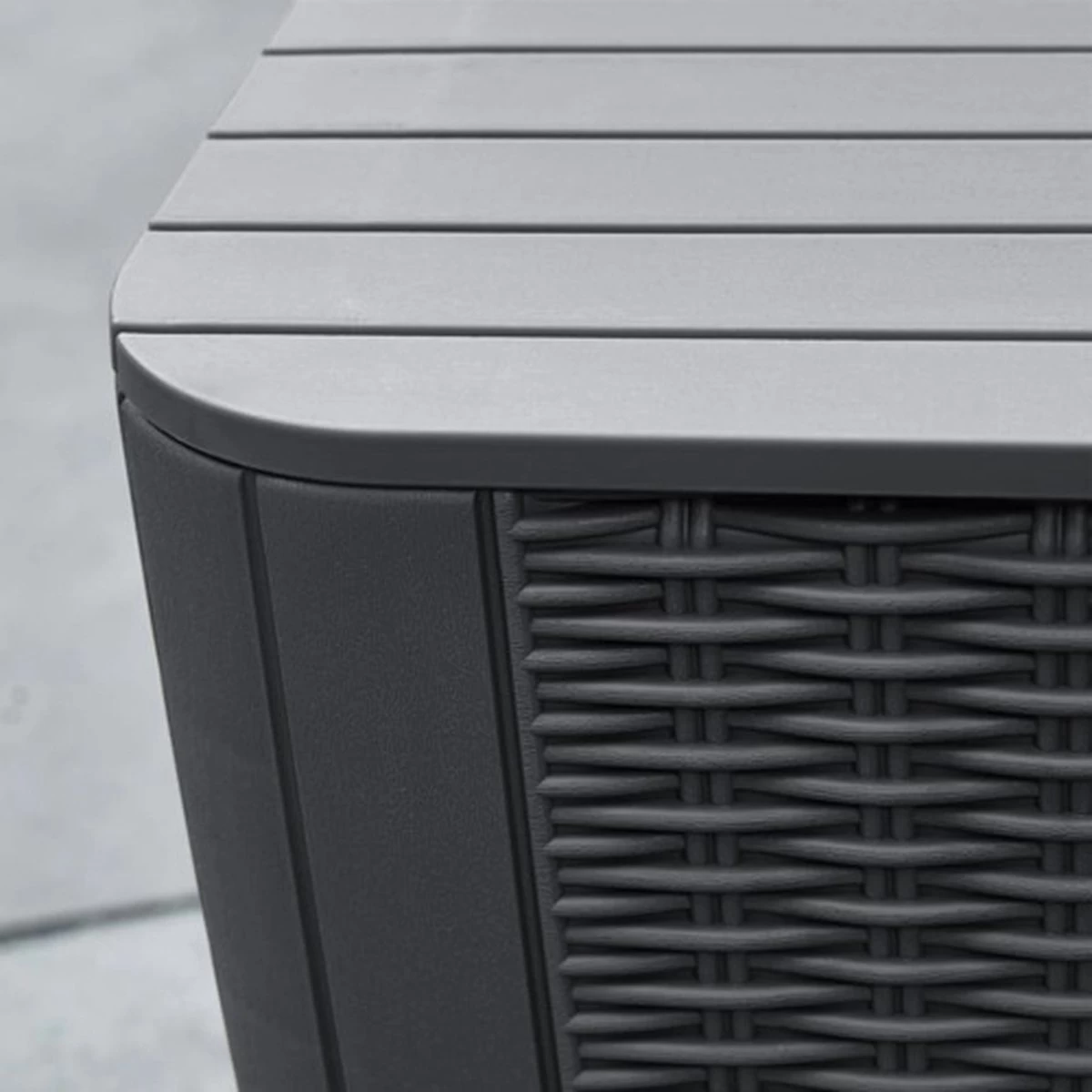 ALLIBERT Keter Luzon Opbergtafel - 39x39x43cm - Donkergrijs - Afbeelding 15