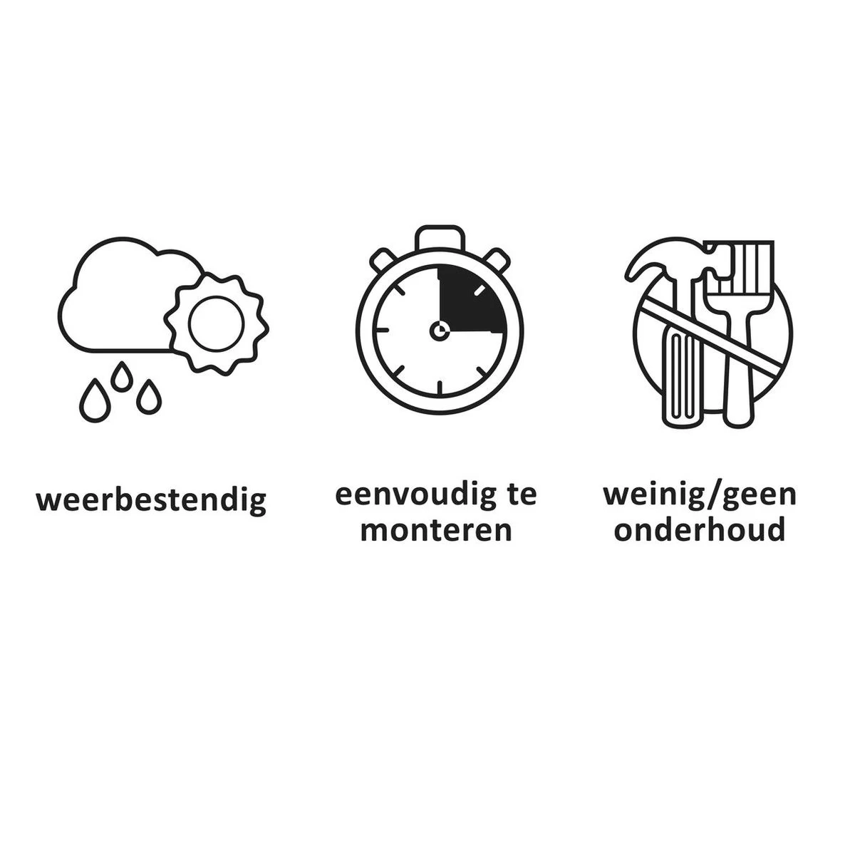 Keter Montero Tuinbank – 2-personen - 120x61x91cm - Grafiet - Afbeelding 4