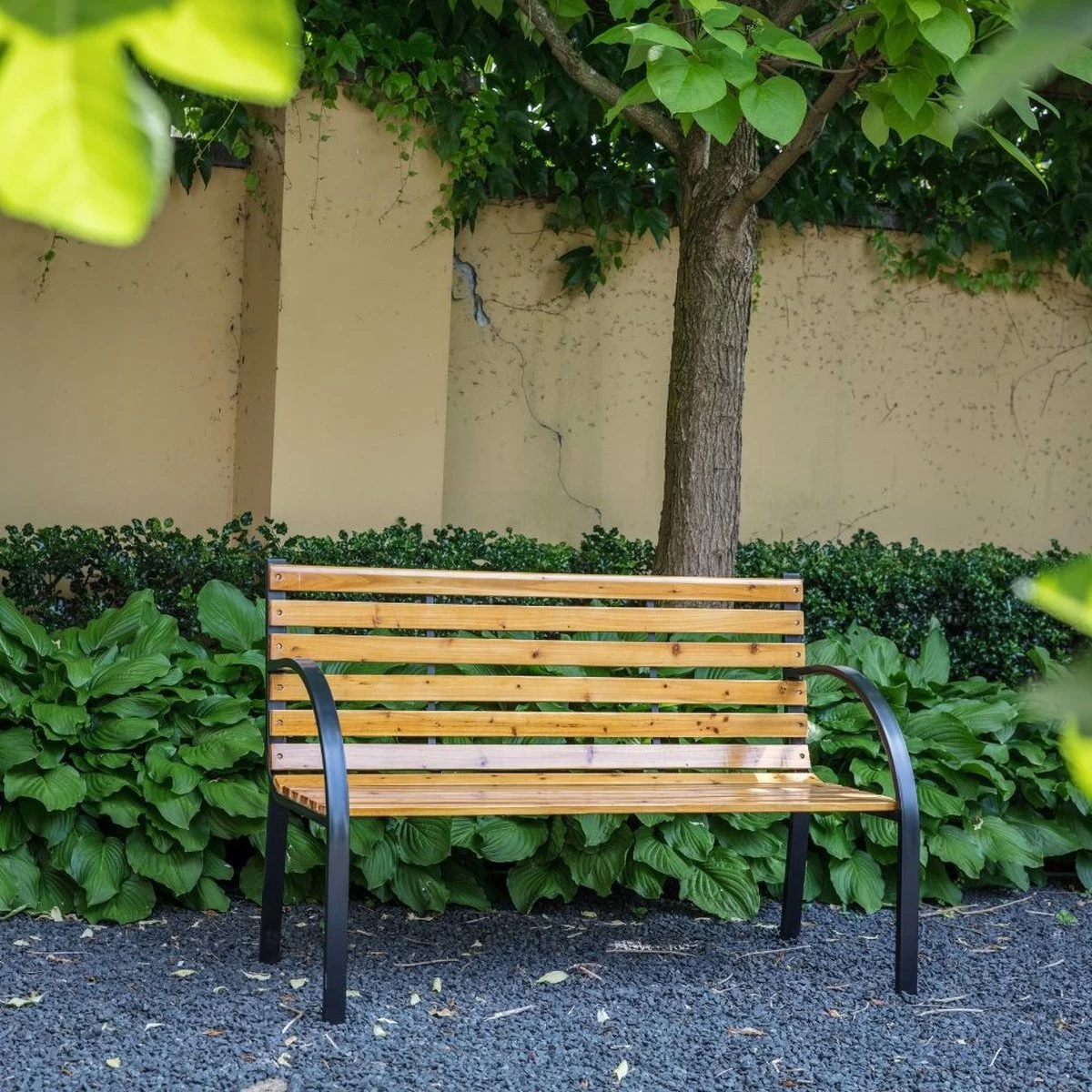 Dutcc 41142 - Tuinbank - Woodstock - 120 Cm – Zwart - Afbeelding 3