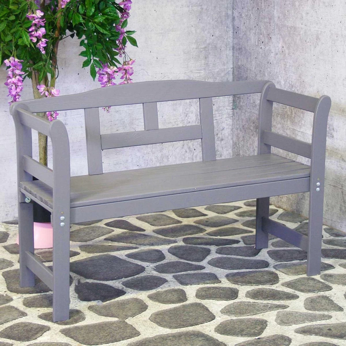 SenS-Line Friesen Tuinbank - Hout - Grijs - Afbeelding 4