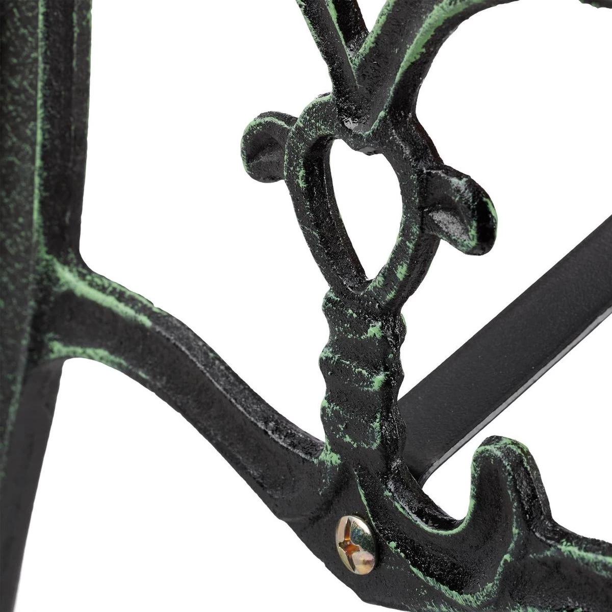 Relaxdays Tuinbank - Gietijzer - Parkbank - Tweezitter - Balkon & Terras - Houten Bank - Afbeelding 7