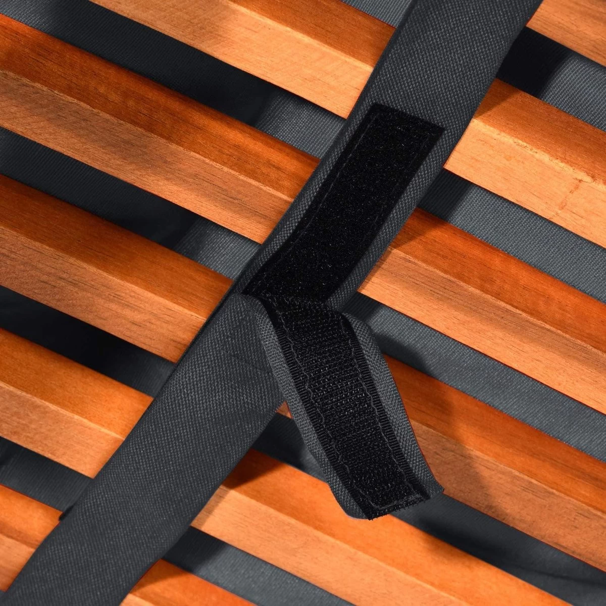 Beautissu Deckchair Kussen 200x50x8 Cm - Ligstoelkussen Antraciet - Matraskussen Voor Hangmatten En Tuin-/terrasstoelen - Flair DC - Afbeelding 2