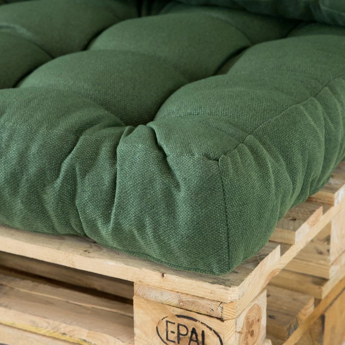 2L Home & Garden Rugkussen Metro Olijf - 60 X 40cm - Afbeelding 4