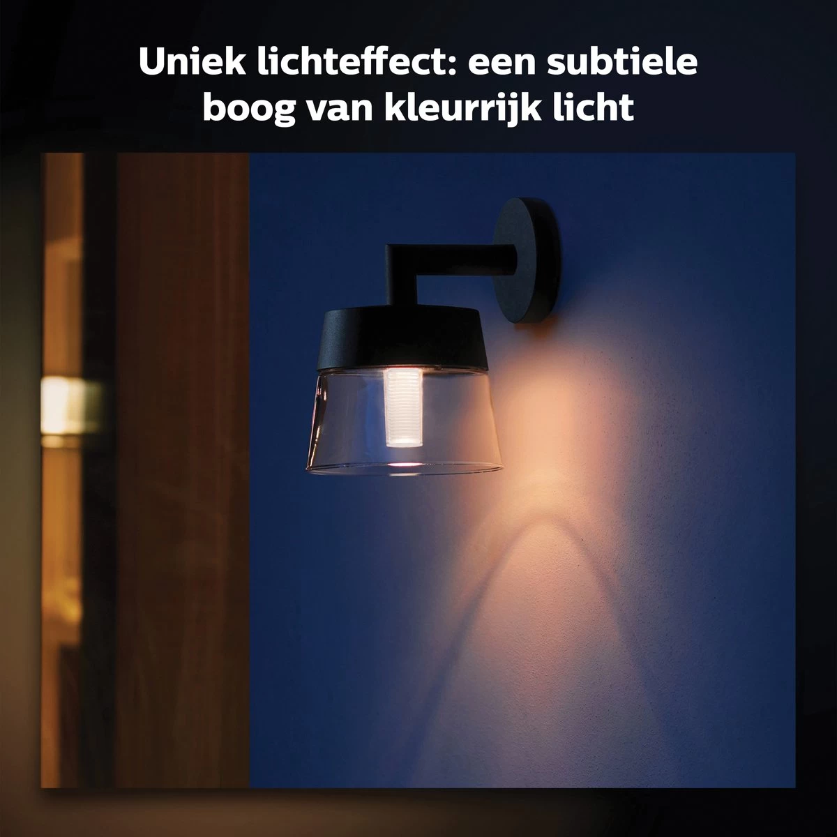Philips Hue Attract Muurlamp - Wit En Gekleurd Licht - Zwart - Afbeelding 9