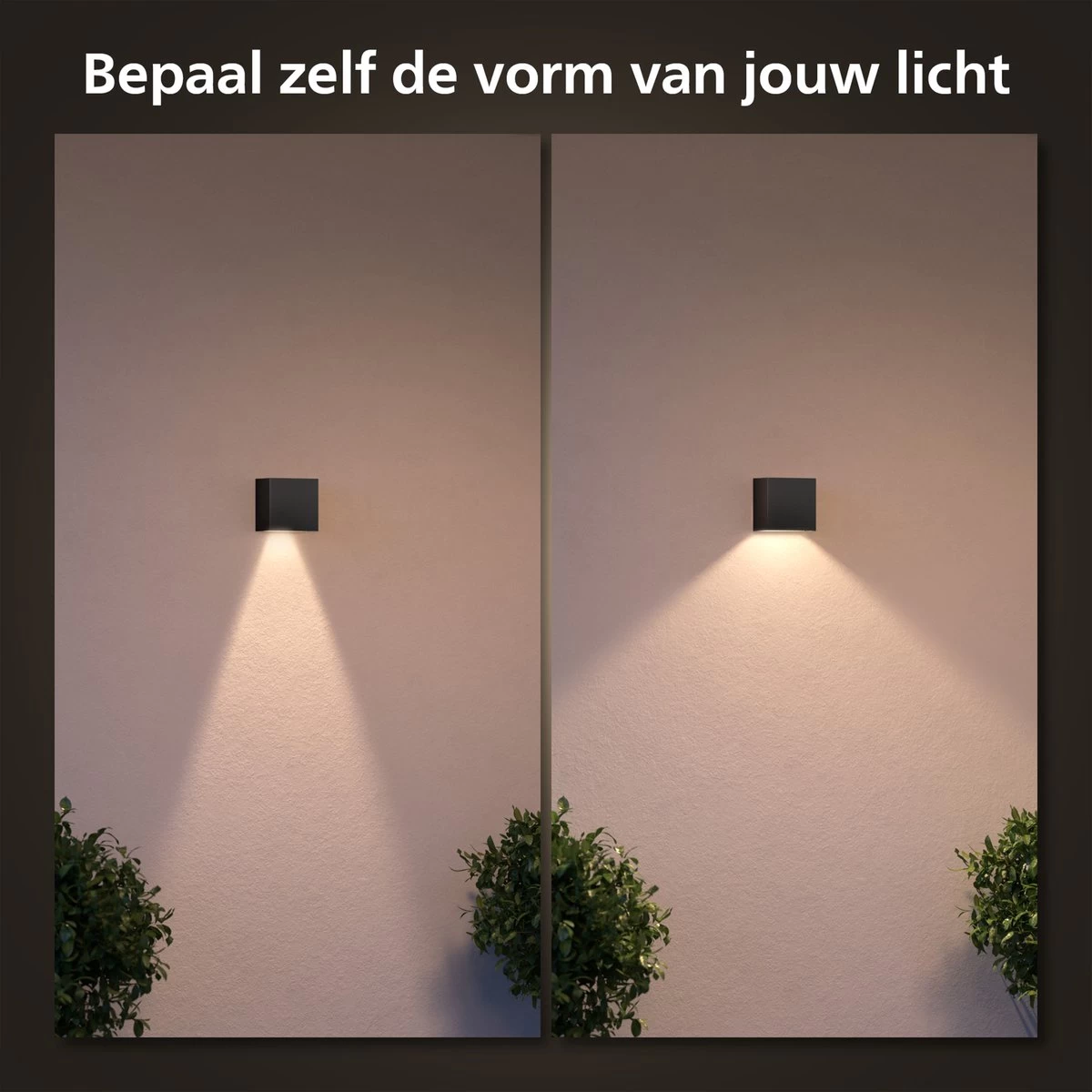 Philips Hue Resonate Down - Muurlamp - Wit En Gekleurd Licht - Zwart - Afbeelding 6