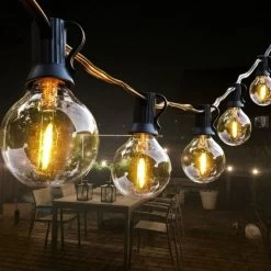 Homezie Lichtsnoer | 16 Meter | Waterdicht | 30 LED Bulbs | Lampjes Slinger | Tuinverlichting | Tuinverlichting Buiten Lichtsnoeren | Lichtsnoer Buiten | Prikkabel
