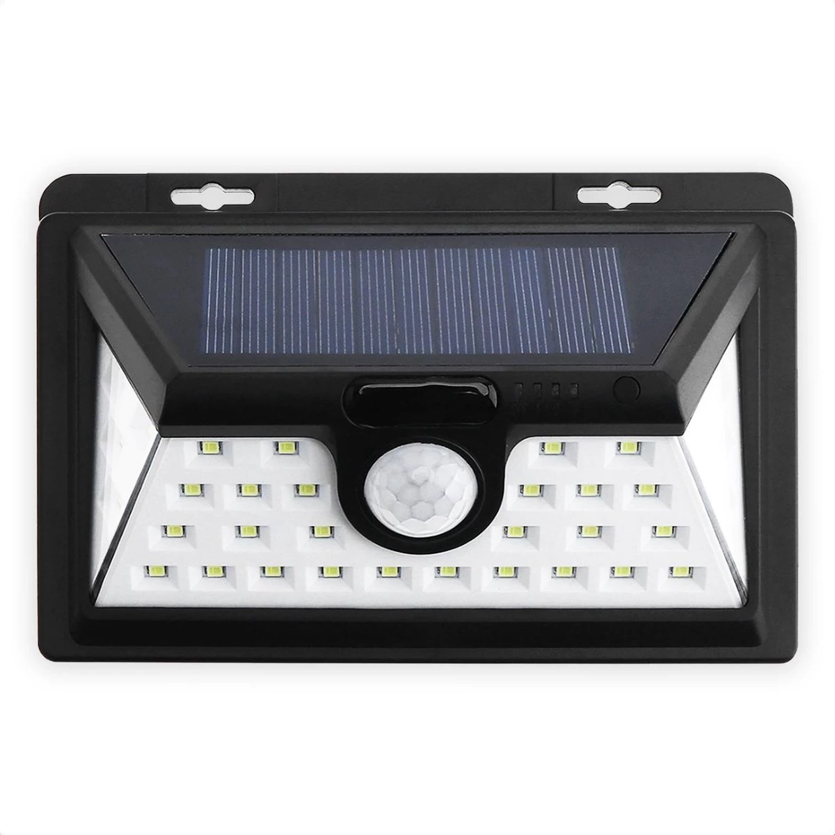 SensaHome Solar Lamp 34 Led Met Bewegingssensor Voor Buitenverlichting | Slimme Lamp | Energievriendelijk Op Zonne-energie | Buitenverlichting Wandlamp Met Sensor En Led
