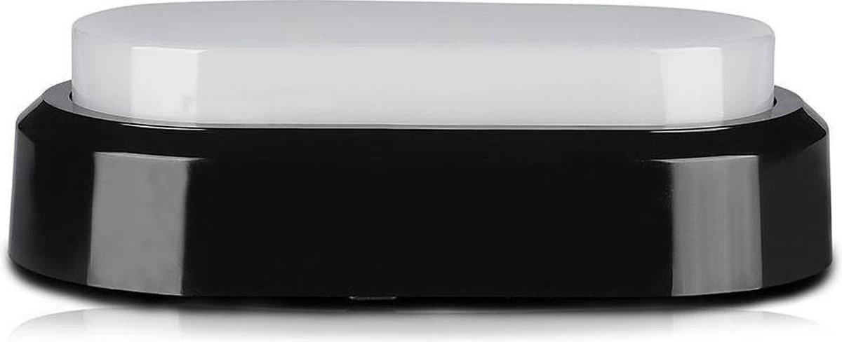 V-Tac Zwarte Ovale LED Plafondlamp Klein - Afbeelding 7