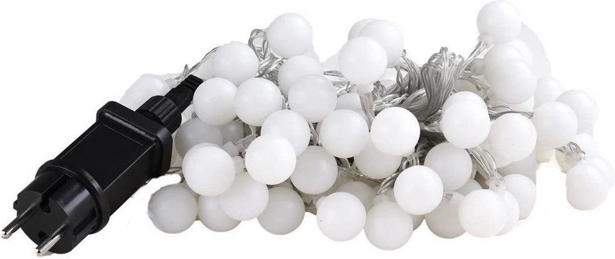 LED Multicolour Feestverlichting Prikkabel - 80 Lampen - 16 Meter - IP44 - Afbeelding 10