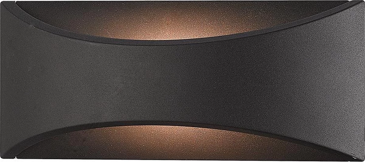 HOFTRONIC Lowa - LED Wandlamp Rechthoek - Up And Down Light (2 Lichts) - 6 Watt 3000K Warm Wit Licht - Modern Design - IP54 Waterdicht - Geschikt Als Binnen En Buiten Wandlamp - 3 Jaar Garantie - Afbeelding 3